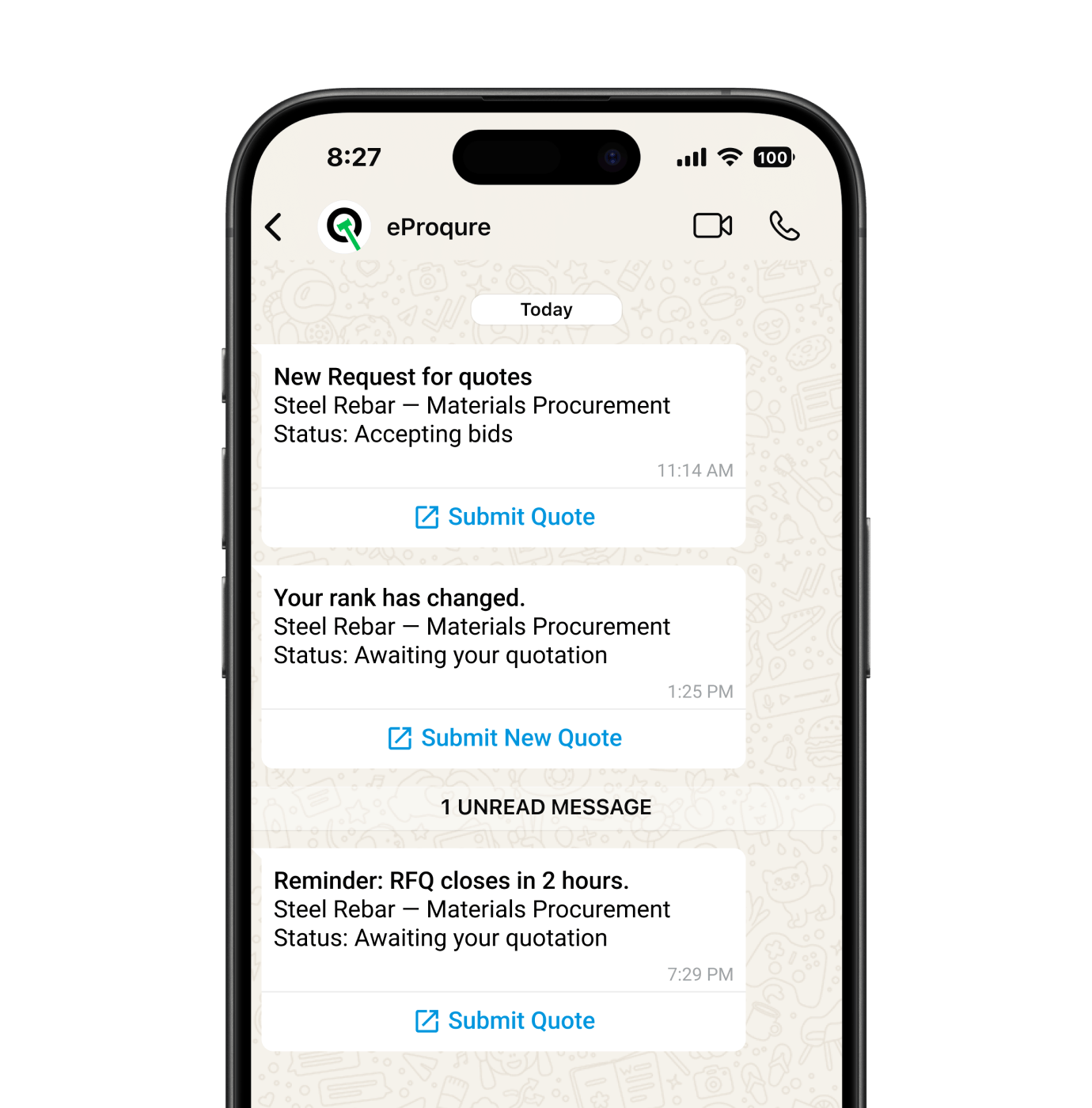 What is eProqure WhatsApp Engagement? in eProqure